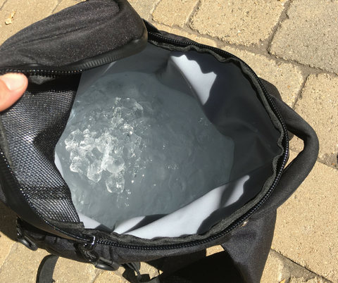 backpack cooler ice test