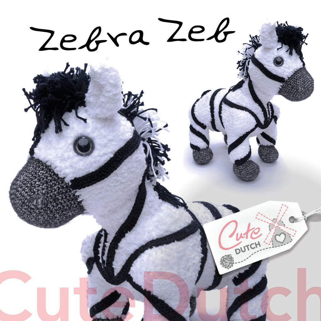 Haakpatroon Zebra Zeb - eenhoorn Elsje