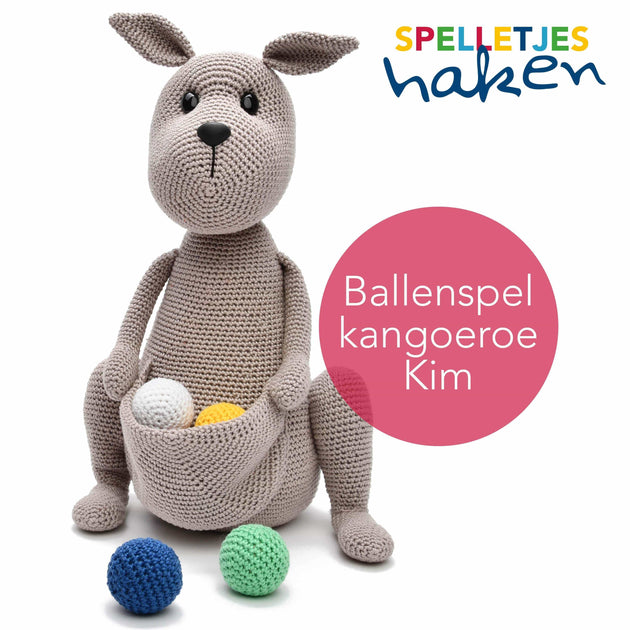 identificatie Geef energie Uit Garenpakket: Ballenspel Kangoeroe Kim | CuteDutch