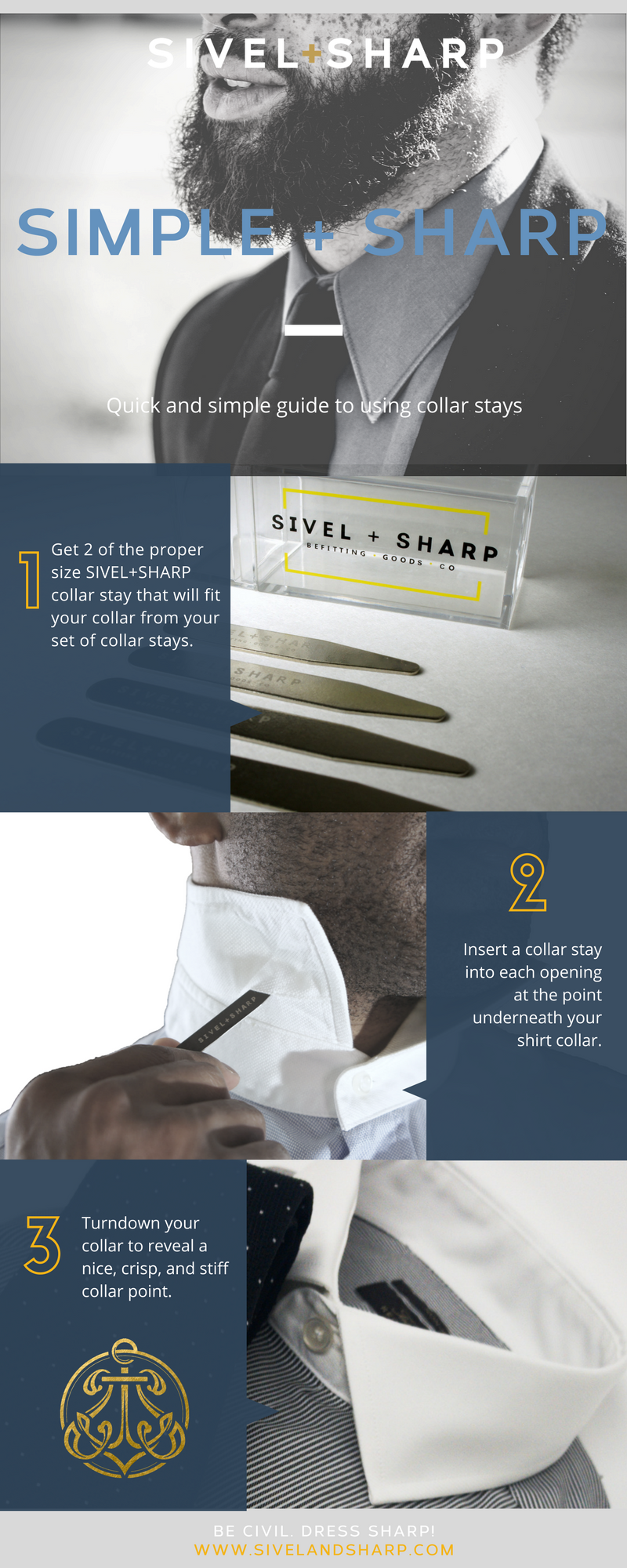 Collar Stay Guide - How To Wear Collar Stays