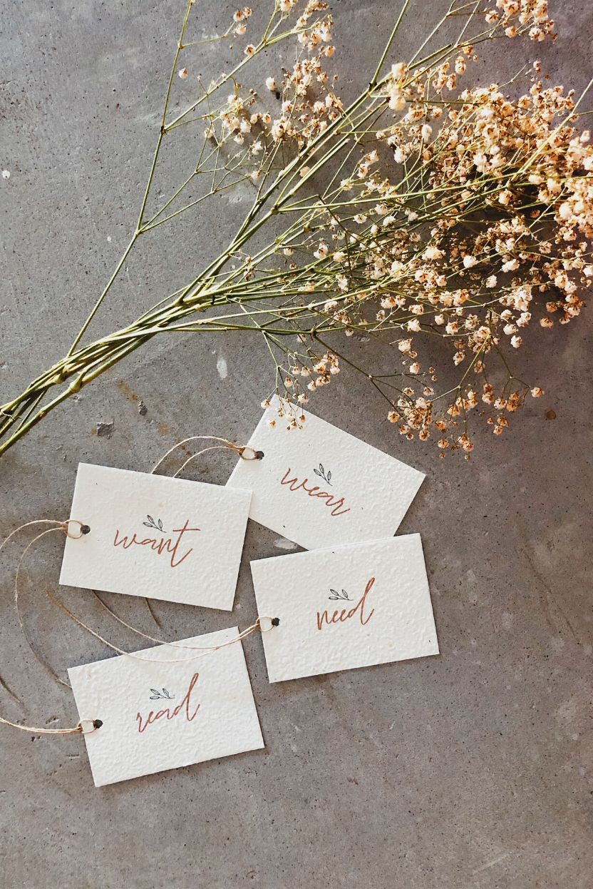 The Fashion Advocate hand made petal cards plantable sustainable gifting Hello Petal