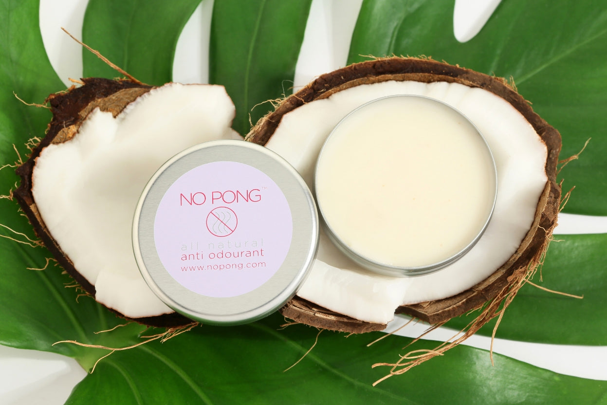 Keeping your 'pits pong-free could be detrimental your health, Melanie McVean and Chris Caley are the founders of No Pong, a safe and sustainable deodorant alternative