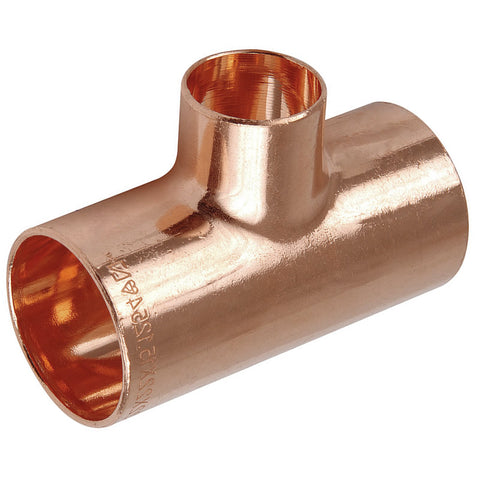 15mm x 15mm x 10mm Endfeed Reducing Tee - Plumbing and Heating Supplies UK