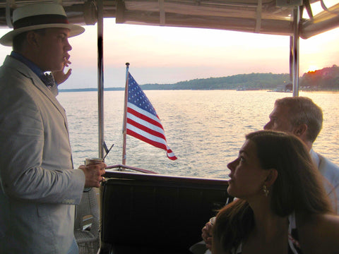 Reception cruise aboard the Lady Grace at Palmetto Bluff 