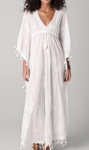 long white kaftan