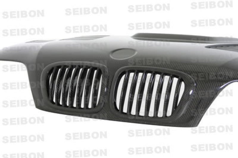  Seibon 01-05 BMW E46 M3 GTR Style Carbon Fiber Hood - HD0105BMWE46M3-GTR - acelerador