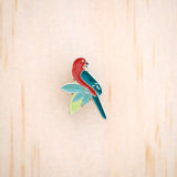 Enamel Pin - Crimson Rosella