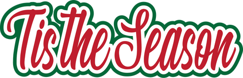 Tis the Season - Scrapbook Page Title Sticker