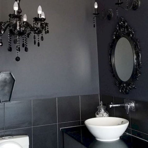 Ornate Bathroom Mirror