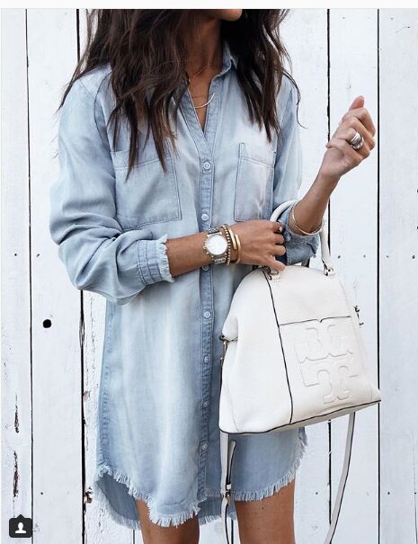 loose jean dress