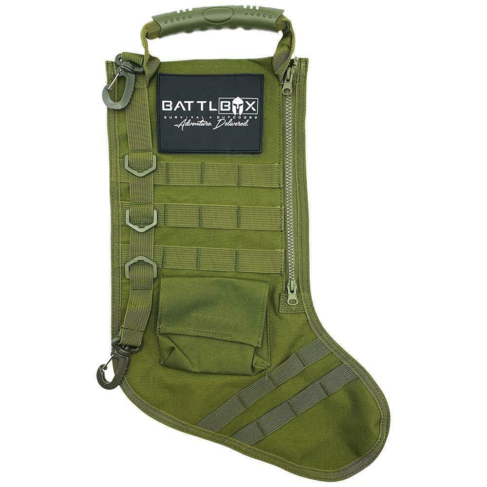 OD Green Military Tactical Christmas Stocking 