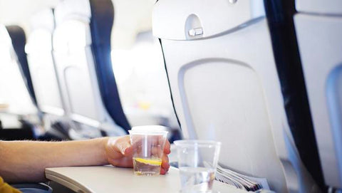 drinking on plane