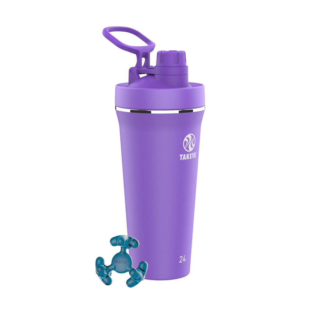 Takeya 22oz Water Bottle with Straw Lid & Carrying Loop Onyx