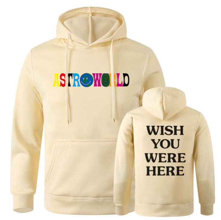 astroworld hoodie beige