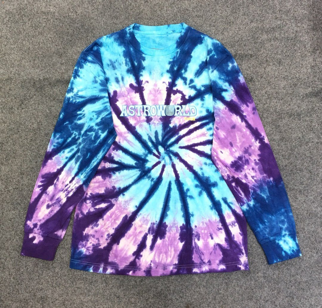 Tie-dye Travis Scott Tour Astronaut Astroworld Hoodie