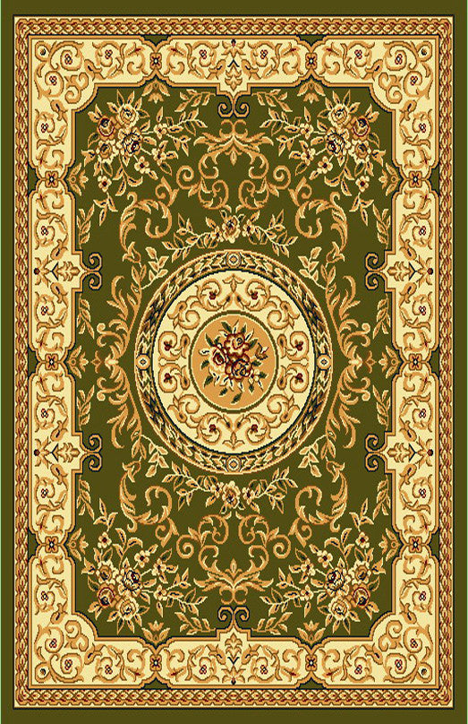 R404 Sage Green Brown Area Rug - Rug Tycoon
