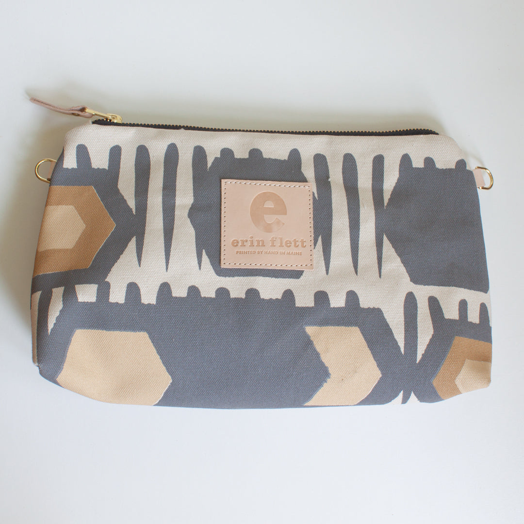 CHARCOAL HEXAGON JEN BAG