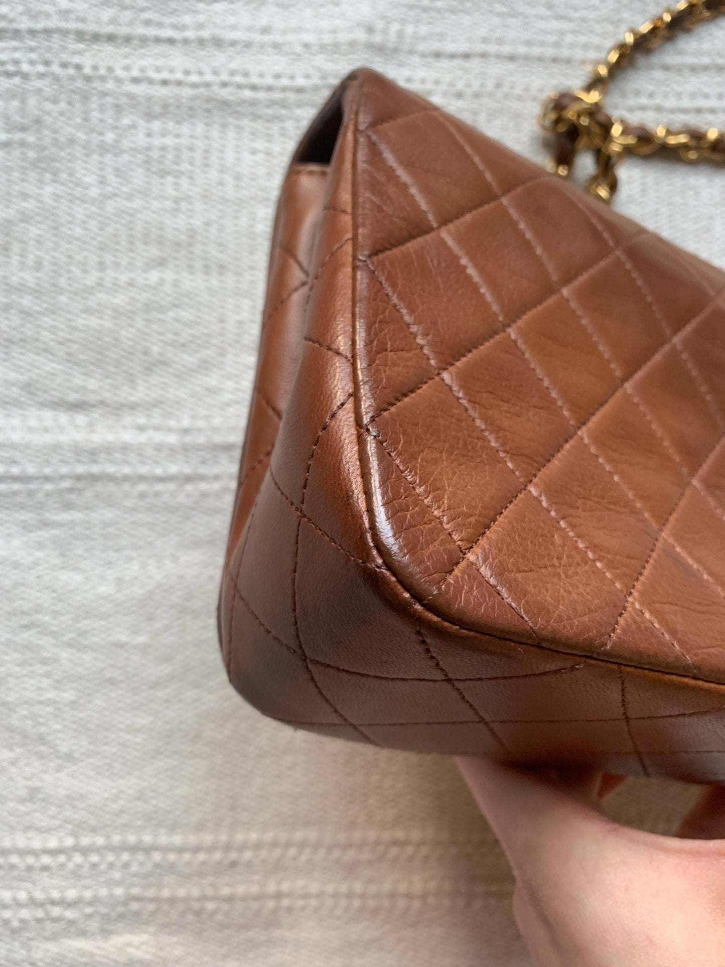 Ember, 1 series full flap in caramel lambskin with serial and card - My Grandfather's Things