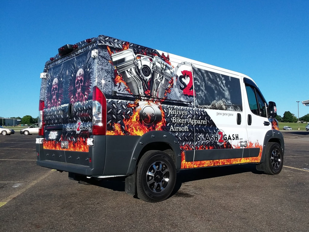 Slash2Gash S2G Van Wrap Vehicle Graphics '17 Ram Promaster by VMS Body Art