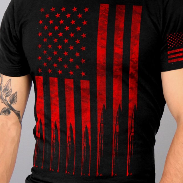 bullet club american flag shirt