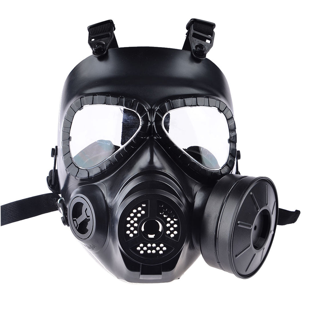 Airsoft Paintbal Dummy Gas Mask Fan for game play Protection Zombie Soldiers Halloween Masquerade Resident Evil Antivirus Skull Practical MO4 Nuclear War Crisis Series Protector Gas Mask for Airsoft 