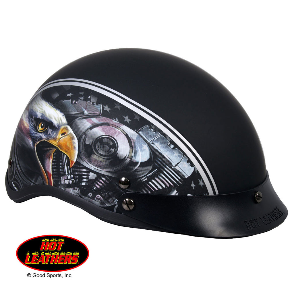 hot leathers motorcycle helmets