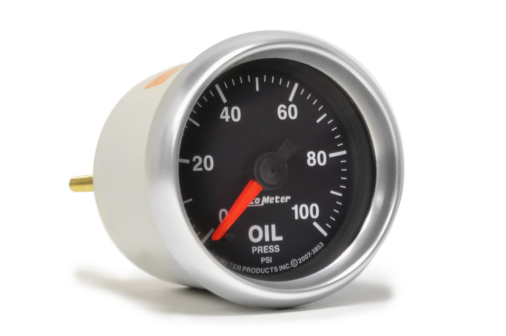 mechanical oil pressure gauge install