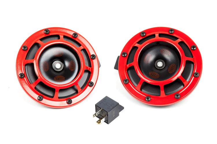 Hella Twin Supertone Horn Kit 003399801 REAL HELLA RED HORNS Rc