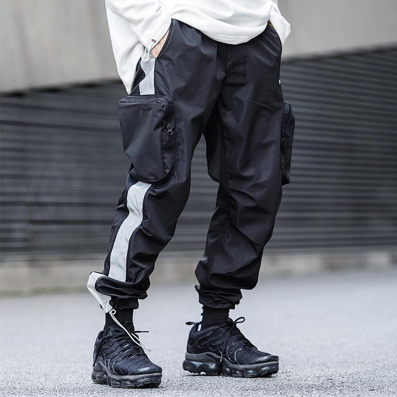 striped cargo pants