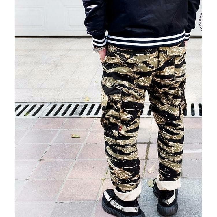 mens tiger camo pants