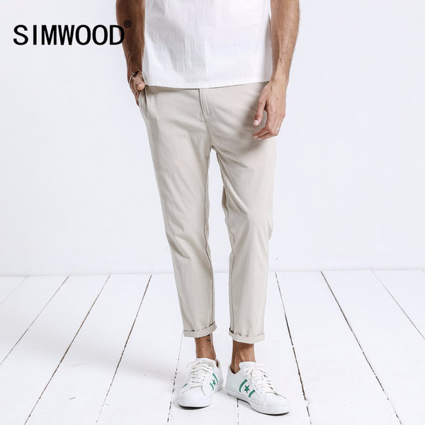 mens summer lightweight casual trousers with pockets