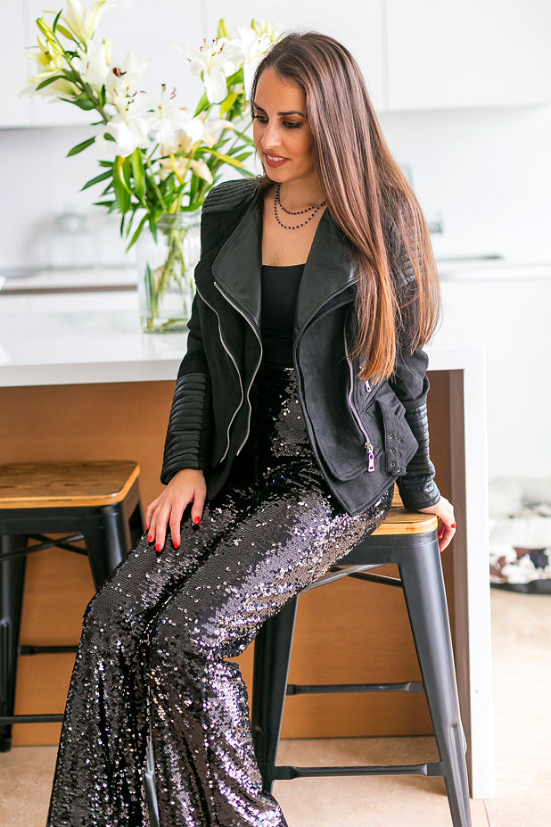 Sequin Trousers