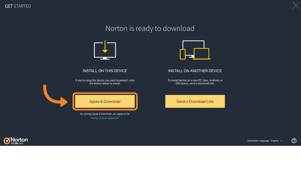 norton beveiliging downloaden of mailen