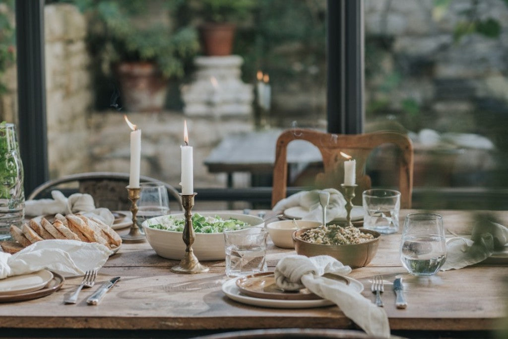Barton Croft ceramics are perfect for a relaxed dinner party with friends 