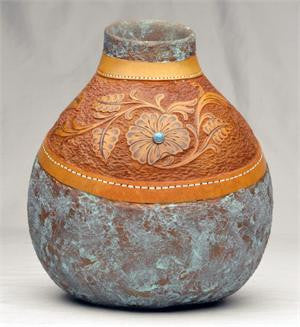 Gourd art by Gloria Crane