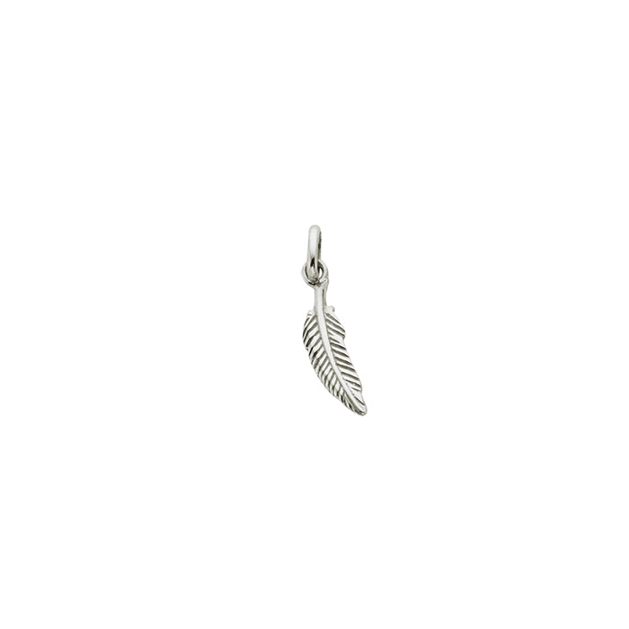 white feather charm