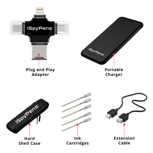 iSpyPen Pro Accessory Package