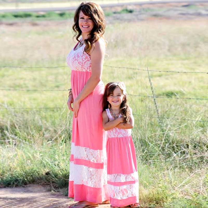 matching maxi dresses