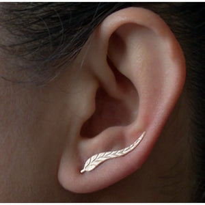 Boucles d'oreilles plume