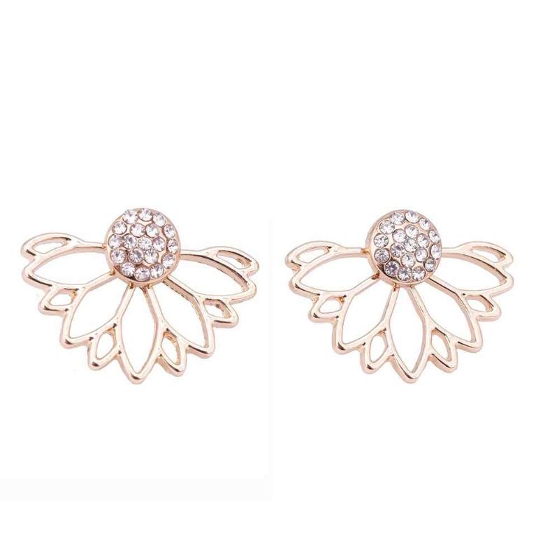 Boucles d'oreilles Lotus Cristal