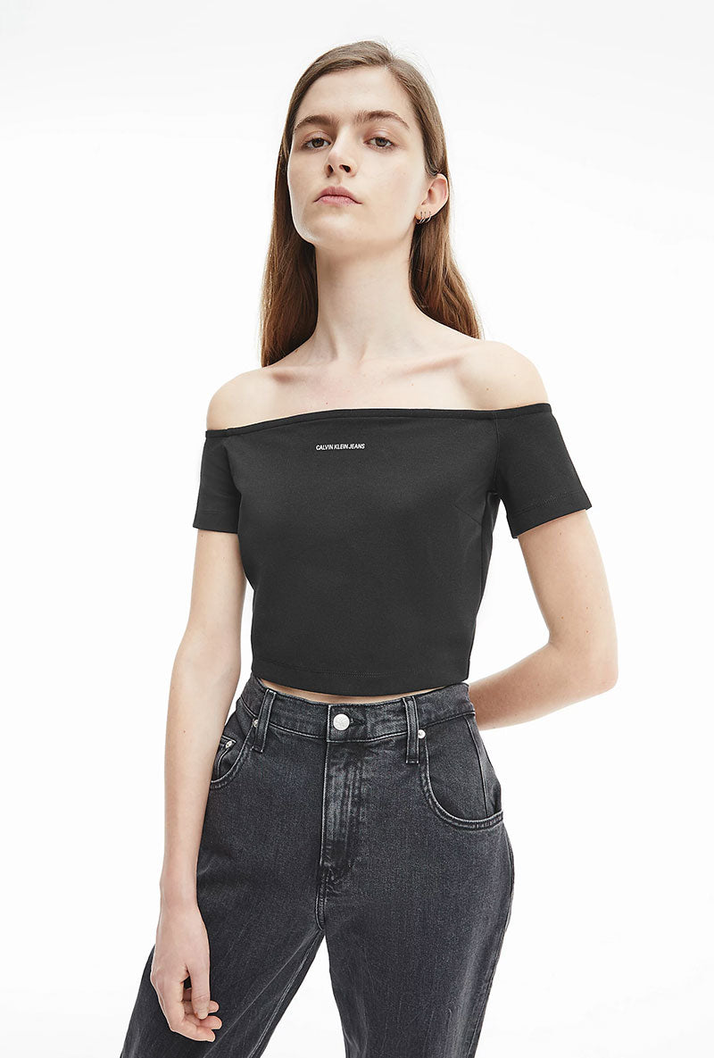 calvin klein off shoulder top