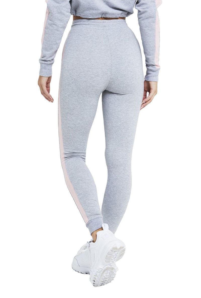 womens grey fitted joggers