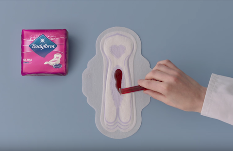 period shame marketing, monetising shame, period product companies, Lunette