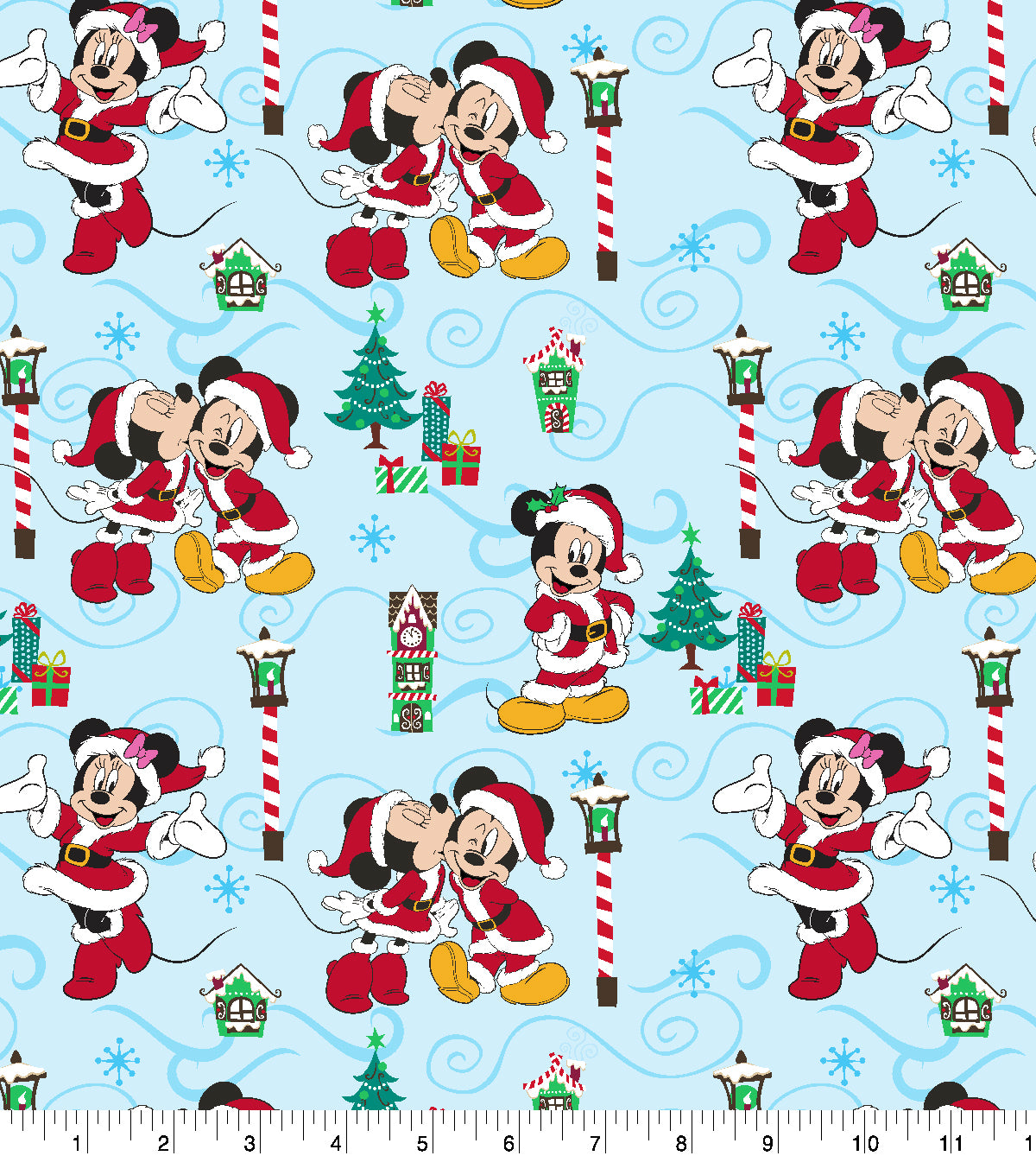 Ongeschikt pk uitspraak Disney Mickey Mouse & Minnie Mouse Christmas Love Fabric – fabricstreet.com