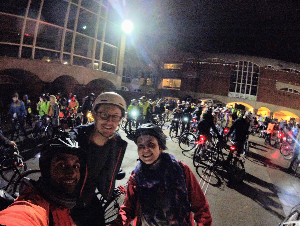 Cycling to Lewes for Bonfire Night brighton departure