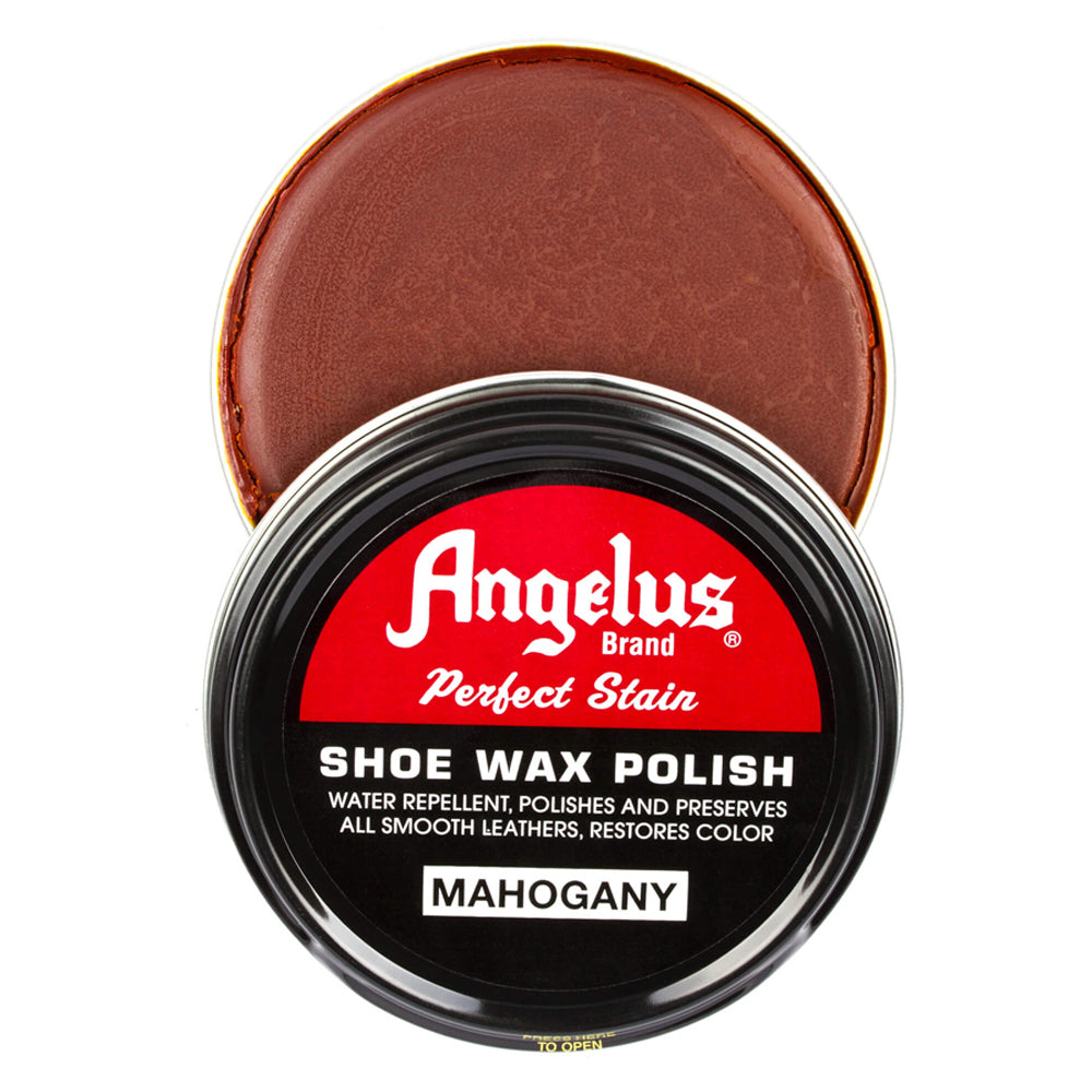 Angelus Perfect Stain Wax Shoe Polish - Mahogany