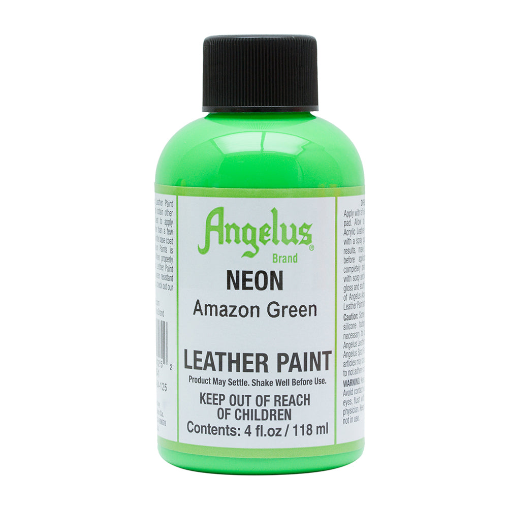 Angelus Neon Amazon Green Leather Paint 088