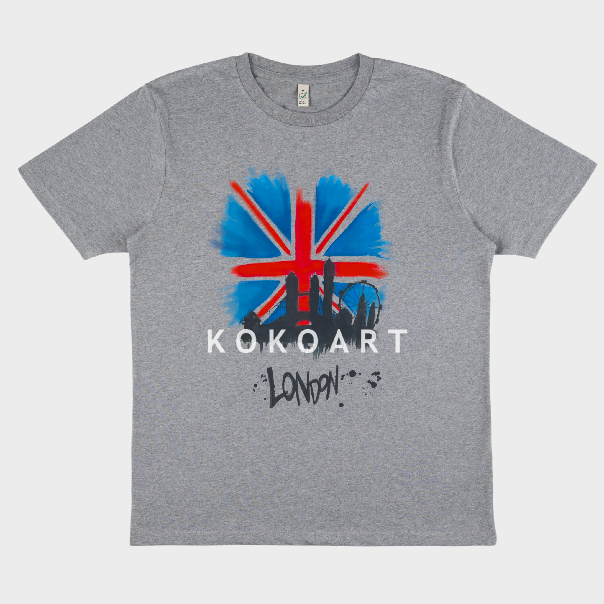 London - Hand painted Organic Cotton Clothing