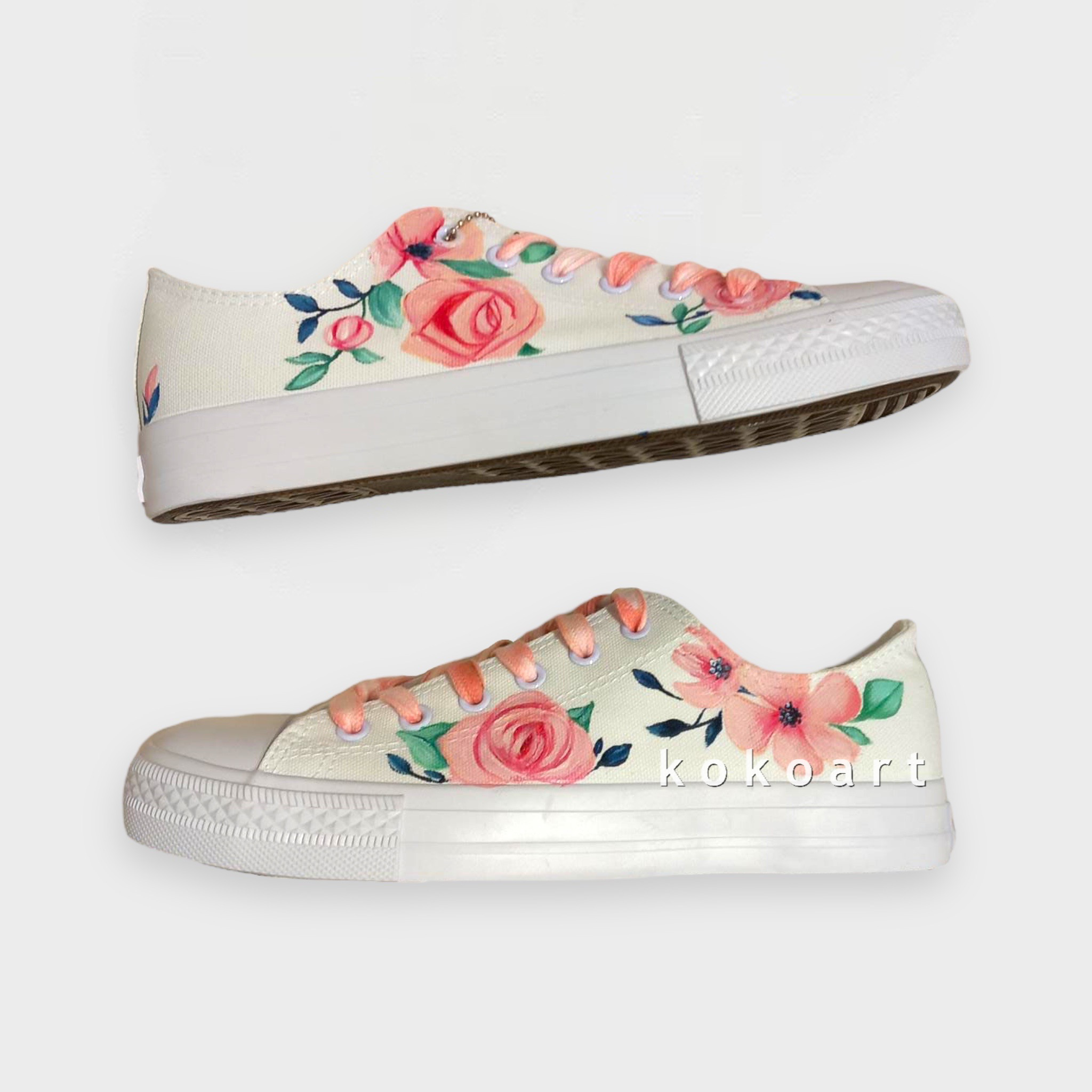 Pink Roses  - Kids - Shoes