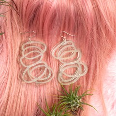 Janus Clear Earrings